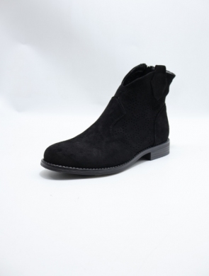 Botki damskie na płaskim (36-41) H167-1 BLACK