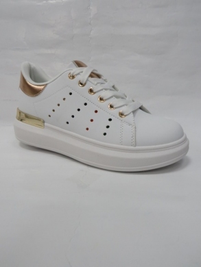 Buty sportowe damskie na płaskim (36-41) WW009 WH/CHAMP