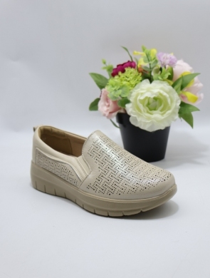 Półbuty damskie na płaskim (36-41) 28512 BEIGE