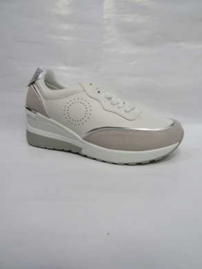 Buty sportowe damskie na koturnie (36-41) XBC23201 WHITE