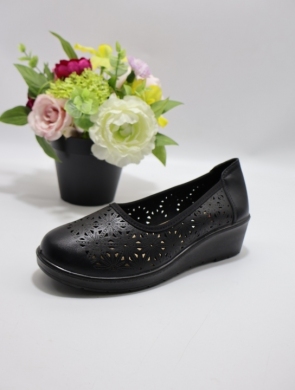 Półbuty damskie na koturnie (36-41) X8119 BLACK