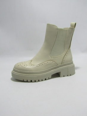 Botki damskie ocieplane na płaskim (36-41) JJ13 BEIGE