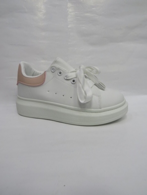 Buty sportowe damskie na płaskim (36-41) B632 WH/PINK