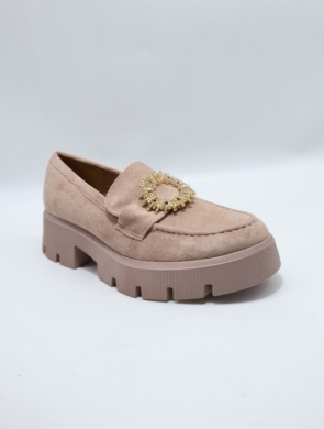 Mokasyny damskie na płaskim (36-41) G1709 PINK