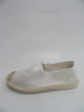 Tenisówki damskie na płaskim (36-41) 1936-2 WHITE