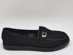 Mokasyny damskie na płaskim (36-41) YG2312-1 BLACK