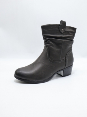Botki damskie ocieplane na obcasie (36-41) 8681-5