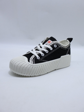 Trampki damskie na płaskim (36-41) EJ05 BLACK