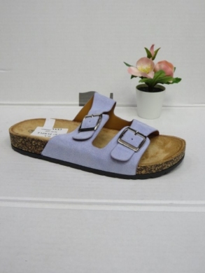 Klapki damskie na płaskim (36-41) W-87 PURPLE