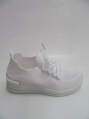 Buty sportowe damskie na płaskim (36-41) AB1026 WHITE
