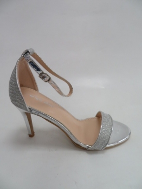 Sandały damskie na szpilki (36-41) 6921 SILVER