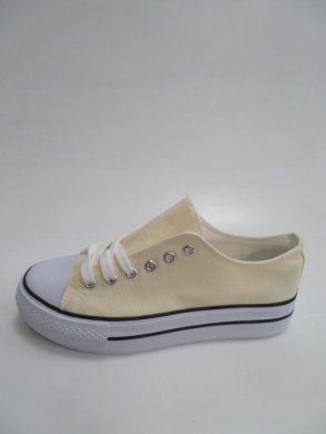 Trampki damskie na płaskim (36-41) XL33 BEIGE