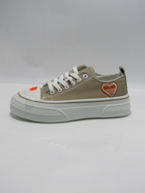 Trampki damskie na płaskim (36-41) LL1870 KHAKI