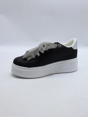 Buty sportowe damskie na płaskim (36-41) 6011 BLACK