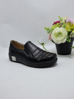 Półbuty damskie na płaskim (36-42) 8313-1 BLACK