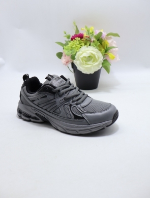 Buty sportowe damskie na płaskim (36-41) AD632 GREY/BL