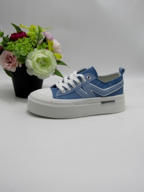 Buty sportowe damskie na płaskim (36-41) LY098 BLUE