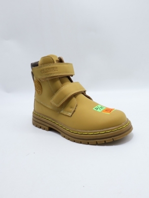 Botki chłopięce ocieplane (32-37) HC362 CAMEL/BROWN