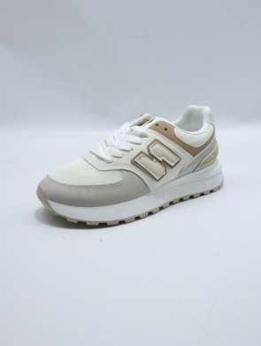 Buty sportowe damskie na płaskim (36-41) D251-8 BEIGE