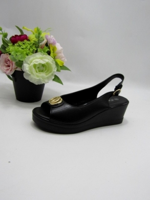 Sandały damskie na koturnie (36-41) TY23081 BLACK