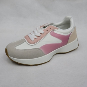 Buty sportowe damskie na płaskim (36-41) 8825-SP PINK