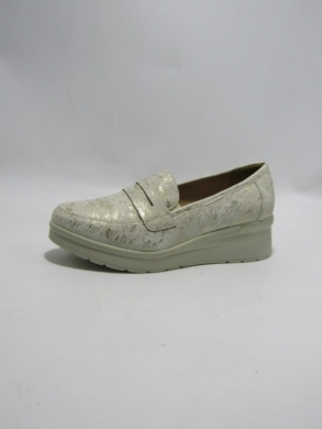 Półbuty damskie na koturnie (36-42) 2141-3 BEIGE