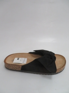 Klapki damskie na płaskim (36-41) 5531 BLACK