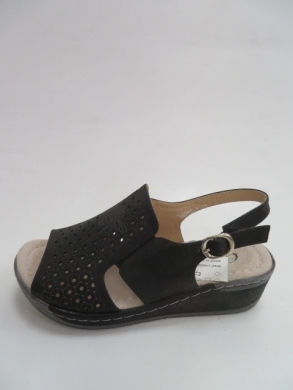 Sandały Damskie na koturnie (36-41) 56055-1 BLACK