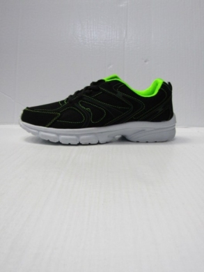 Buty sportowe damskie na płaskim (36-41) N316 BLACK/GREEN
