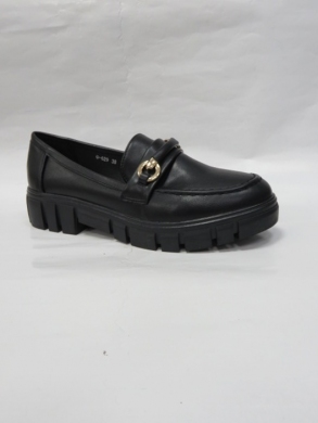 Mokasyny damskie na płaskim (36-41) 0-629 BLACK