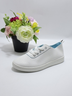 Tenisówki damskie (36-41) D45-19 WHITE/SILVER
