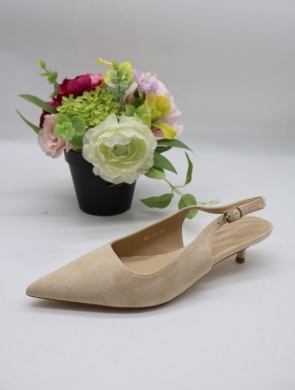Sandały damskie na szpilce (36-41) B-755 BEIGE