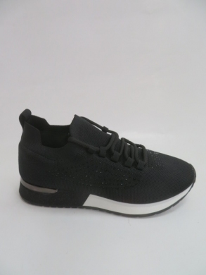 Buty sportowe damskie na płaskim (36-41) AB118 BLACK