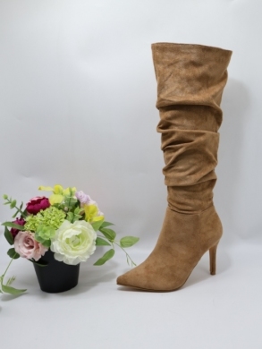 Kozaki damskie na szpilce (36-41) XK-889 CAMEL