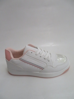 Buty sportowe damskie na płaskim (36-41) XKB-11 WHITE/PINK