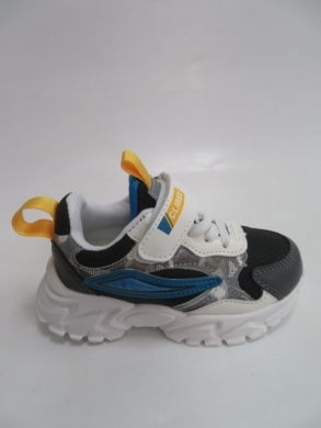 Sneakersy chłopięce (27-32) E111 GREY/YELLOW