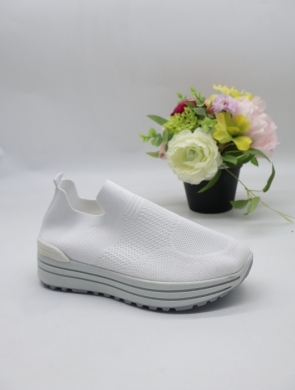 Buty sportowe damskie na płaskim (36-41) TA-269 WHITE