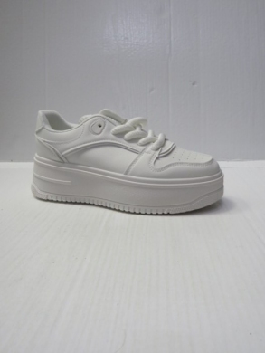 Buty sportowe damskie na koturnie (36-41) C2148 WHITE