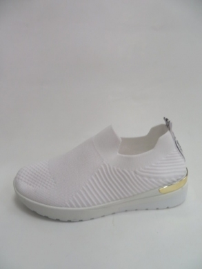 Buty sportowe damskie na płaskim (36-41) HC02-6 WHITE