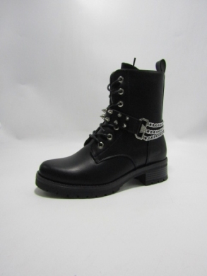 Botki damskie na płaskim (36-41) F-15 BLACK