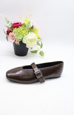 Baleriny damskie (36-41) H8-1513 BROWN