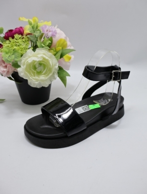 Sandały damskie na płaskim (36-41) LS603 BLACK