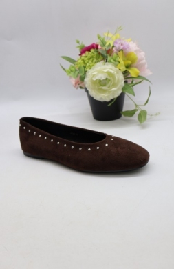Baleriny damskie (36-41) 4549 BROWN