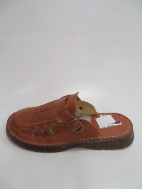 Klapki Męskie Skózrane (40-46) 023 BROWN