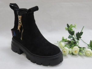 Botki damskie jesienne na koturnie (36-41) A9930