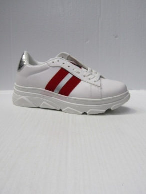 Buty sportowe damskie na płaskim (36-41) 1270 WHITE