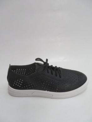 Buty sportowe damskie na płaskim (36-41) 92056 BLACK