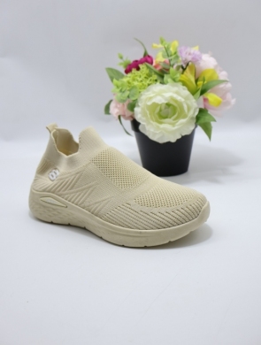 Buty sportowe damskie na płaskim (36-41) 5080 BEIGE