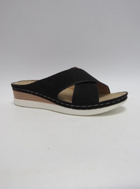 Klapki damskie na koturnie (36-41) N21-690 BLACK