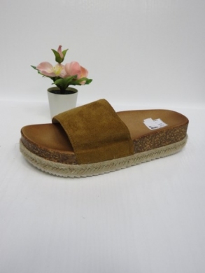 Klapki damskie na koturnie (36-41) XA120 CAMEL